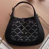 Jackie Shoulder Tote Bags g-print Chain Designer Handbag Purse Fashion Letters Leather Handbag Hollow Out Mesh Gold Metal Hobo Bag Wallet