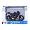 Modelo de carros fundidos maisto 1 18 yamaha MT-07 2018 genuíno modelo estático de motocicleta carro fundido colecionável presente brinquedo juguetes carro de brinquedo