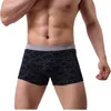 Underbyxor fin bomullshälsa män boxare mjuk andas underkläder man bekväma fasta trosor shorts homme för 2024