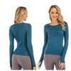 Sport Fitness Laufen Langarm Top Training Freizeit Yoga Damen Langarm Lululemom