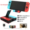 Carregadores para nintendo switch usb tipo c para 4k hdmicompatível hub usb portátil tv doca estação de carregamento para acessórios ns switch