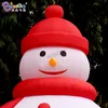 Factory outlet 5mH/16ft decorative inflatable snowman blow up Christmas cartoon figure advertising models for outdoor party