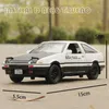 ダイキャストモデルカー1 28初期D AE86アロイトイアロイカーダイキャスト玩具車両モデルミニチュアスケールモデルカーおもちゃのおもちゃ