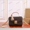 Damier Azur CROISETTE Handle Bag N53000 N41581 Women Deisgner Leather Business Handbag With Tassel S-lock CrossBody3005