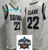 2024 아이오와 호크 아이 농구 저지 여성 저지 저지 남자 저지 청소년 저지 22 Caitlin Clark 2024 Final Four