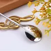 Dinnerware Sets 1/2PCS Coffee Spoon Tableware Mug Stirring Stainless Steel Dinner Teaspoon Music Bar Ice Utensils Kitchen