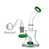 Gros brûleur à mazout en verre Bongs narguilés Mobius Stereo Matrix plates-formes pétrolières bongs en verre conduites d'eau recycleur Dab plates-formes avec tuyaux de brûleur à mazout en verre mâle de 14 mm DHL gratuit