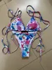 Multi Style Kobiety projektantki stroju kąpielowego Summer Sexy Woman Bikinis Fashion Letters Drukuj stroje kąpielowe wysokiej jakości garnitury kąpielowe Rozmiar: S-xl P3154