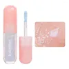 Lip Gloss Crystal Diamond Jelly Glaze Transparent Glass Oil Long Lasting Moisturizing Glitter Liquid Lipstick Lips Makeup Cosmetic