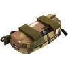 Sacos de armazenamento com zíper camuflagem óculos saco leve óculos caso bolsa multifuncional viagem náilon embreagem bolsa ao ar livre à prova dwaterproof água