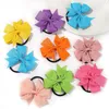 Hair Accessories 2pcs Baby Ribbon Bowknot Hairbands Head Rope Girl's Cute Big Bow Horse Tail Daily Party Dress Up Loop