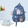 Schultaschen, Damen-Rucksack mit Seitentaschen, modische Büchertasche, Reisebuch-Schultasche für Grundschüler, weibliche junge Kinder, Mädchen und Jungen