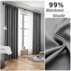 BILEEHOME Modern Blackout Curtains for Bedroom Curtain for Living Room Kitchen Thermal Insulated Window Treatment Home Decor 240219