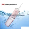 Zahnbürste Oral Irrigator Dental Wasser Flosser Tragbare 3 Modi Zahnreiniger Sauber USB Drop Lieferung Dhhfb