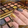 Fard à paupières Visage Beauté 18 Nuances Palette de fard à paupières nue et habilitée Livraison directe Maquillage de santé Yeux Dhjxz