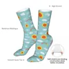 Chaussettes pour hommes étoiles mignon nuage de soleil femmes décontracté nouveauté printemps été automne hiver cadeaux