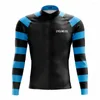 Vestes de course Maillots de cyclisme d'hiver Maillot en polaire thermique pour hommes Vêtements de l'équipe professionnelle Manches rayées colorées Vêtements de vélo de route en plein air