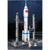 Aircraft Modle Rocket Toy Super Star Blocks Wojna Światowa 2 Blok Buid Technic Metamorfic Model Zestaw dla dzieci Lepin Christmas SP Dhtag