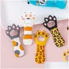 Öppnar Modelo Bottle Opener Sile Cat Claw Design Soda Beer Cap Mtifunction Cartoon Kyl Magnet Kitchen Bar Drop Delivery Home Garde Dhzik