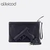 Sacs à bandoulière 3D impression pistolet pistolet sac marque femmes chaîne messager concepteur pochette sac à main dames enveloppe embrayages bandoulière Bolsas2467