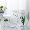 Wine Glasses (Logo Can Engrave) 300ML Household Single-layer Glass Children's Drinking Beverage Cup Juice Milk Coffee