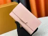 Hochwertiges Luxus CAPUCINES Designer Portemonnaie modische klassische Damen Lederhandtasche Reißverschluss Kartenportemonnaie Portemonnaie 61248 lang:19x10cm
