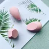 50pcs مخصص OEM Latex Free Cosmetics Makeup Set Puff Cotton Soft Beauty Sponge Makeup Blender Label 240220