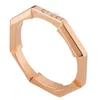 Designer Spring Ring Fashion Luxury Titanium Steel Gold Ring Womens Valentijnsdag sieraden geschenk