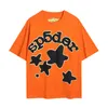 2024 INS Brand Designer T-shirts Men's Spider Tee SP5der T-shirt Young Thug 555555 Lettre rose Print Top Quality 100% Cotton Loose Oversize 938