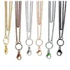 Whole-Panpan 32 inch roestvrijstalen rolo-ketting drijvende medaillonkettingen ketting ketting ketting1264y