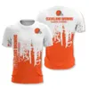 Brak mody logo Hilovable Summer Nowy krótki rękaw Top Summer 3D Digital Print Contrast Casual T-Shirt Mass Mens Bottom