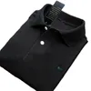 Men's Polos European American Short Sleeve Summer Business Cotton Polo Shirt Fashion Slim Fit Oversized Lapel T-shirt 811
