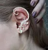 Nya modetillbehör Rhinestone Ear Cuff örhängen Elegant överdrivna Gekkonidae Lizard Stud Earring9291985