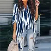 Women's Blouses 2024 Autumn Casual Fashion V-neck Loose Bat Sleeve Top Short Front And Long Back Irregular Shirt Women