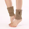 Women Socks Wool Dark Boot Coffs Tokle Toppers Toppers Short Leg Warmers Fashion Strendy Solidy