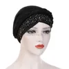 Diamanter Braid turban kvinnor muslim