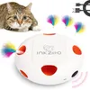 Inkzoo Cat Toys Interactive Cat Toys för inomhuskatter Smart Interactive Kitten Toy Automatic 7 Holes Mice Whack-A-Mole 240219