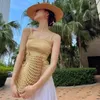 Chapéu de verão estilo francês para mulheres homens chapéus de palha panamá viagem praia aba larga fedora jazz proteção uv feriado sol 240219