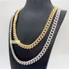 2024 10mm Hip Hop Jewelry Real Gold Plating Trendy 925 Solid Silver Necklace Moissanite Cuban Link Chain Iced Out Cuban Link