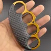 Klämma anti-slip Metal Four Finger Tiger Knuckle Dusters Self-Defense EDC Armband Tool