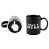 Mugs Creative Have A Nice Day Coffee Mug Middle Finger Funny Cup For Milk Tea Cups Novelty Drop Delivery Home Garden Kitchen, Dining B Dhbio