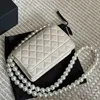 Designer Bags Fashion Bags Pearl Bags High Quality Crossbody Bags Leather Shoulder Bags White Evening Bags Black Handbags Mini Chain Bags Luxury Clutch Bags Wallets