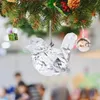 Christmas Decorations Bird Ornament Acrylic Pendant Pinecone Ornaments Fine Texture Tree Decor With Hanging