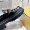 مصمم فستان الأحذية منصة حذاء سيدة Office Sneaker Black Leather Loafer Party Womens Outdoors Travel Disual Walk Dance Dance Flat Size 35-42