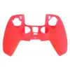 Textura de couro macio silicone caso proteção da pele capa protetora para playstation 5 ps5 controlador gamepad acessórios navio rápido