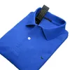 Мужские поло, европейско-американская летняя деловая хлопковая рубашка поло с короткими рукавами, модная приталенная футболка с лацканами большого размера 811