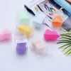 100st Custom Makeup Sponge With Clear PVC Box Makeup Cosmetic Puff Powder Blender Puff For Beauty Accessories Maquillage 240220