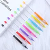 Multi Color Slim DIY Blank Bar Add Silicone Focal Beads Beadable Mechanical Pencil Kids Stationery Personalized 0.5mm DIY Beaded Pen Beadable Propelling Pencil