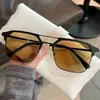 Solglasögon Fashion Square Pochromic Glasses Män Kvinnor Double Deam Color Changing Minus Diopter Unisex Luxury Outdoor