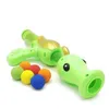 Cat Toy Eva Ball er Självdriven skjutvapen Have Fun Resistant Dog Stick Silent Play Balls Guns Eva Soft Bullets 240219